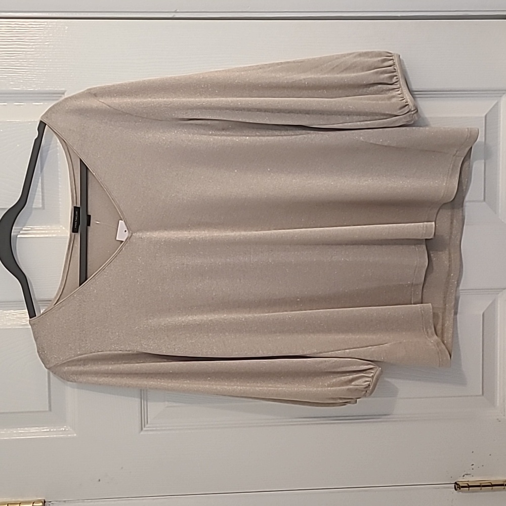 Ann Taylor gold top